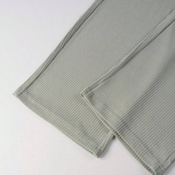 Light Grey Casual Mens Solid Tank Top & Drawstring Waist Pants - Picture 4 of 6